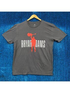 Bryan Adams Self Titled Graphic Tour T-Shirt Size Large